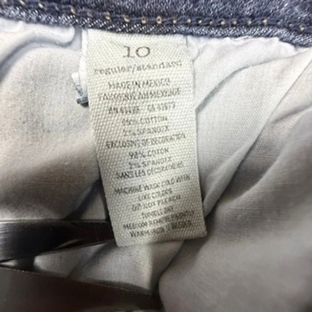 American Eagle Skinny Jeans Womens 10 Regular Medium Wash Stretch Denim